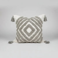 Boho Vintage Tufted Throw Pillow Cover – 45x45cm Home Decor Chair & Sofa Cushion Covers