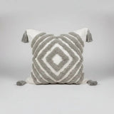Boho Vintage Tufted Throw Pillow Cover – 45x45cm Home Decor Chair & Sofa Cushion Covers