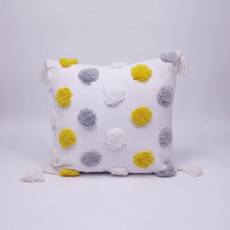 Boho Vintage Tufted Throw Pillow Cover – 45x45cm Home Decor Chair & Sofa Cushion Covers