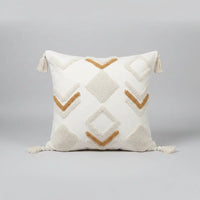 Boho Vintage Tufted Throw Pillow Cover – 45x45cm Home Decor Chair & Sofa Cushion Covers