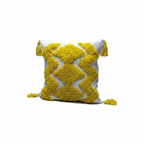 Boho Vintage Tufted Throw Pillow Cover – 45x45cm Home Decor Chair & Sofa Cushion Covers