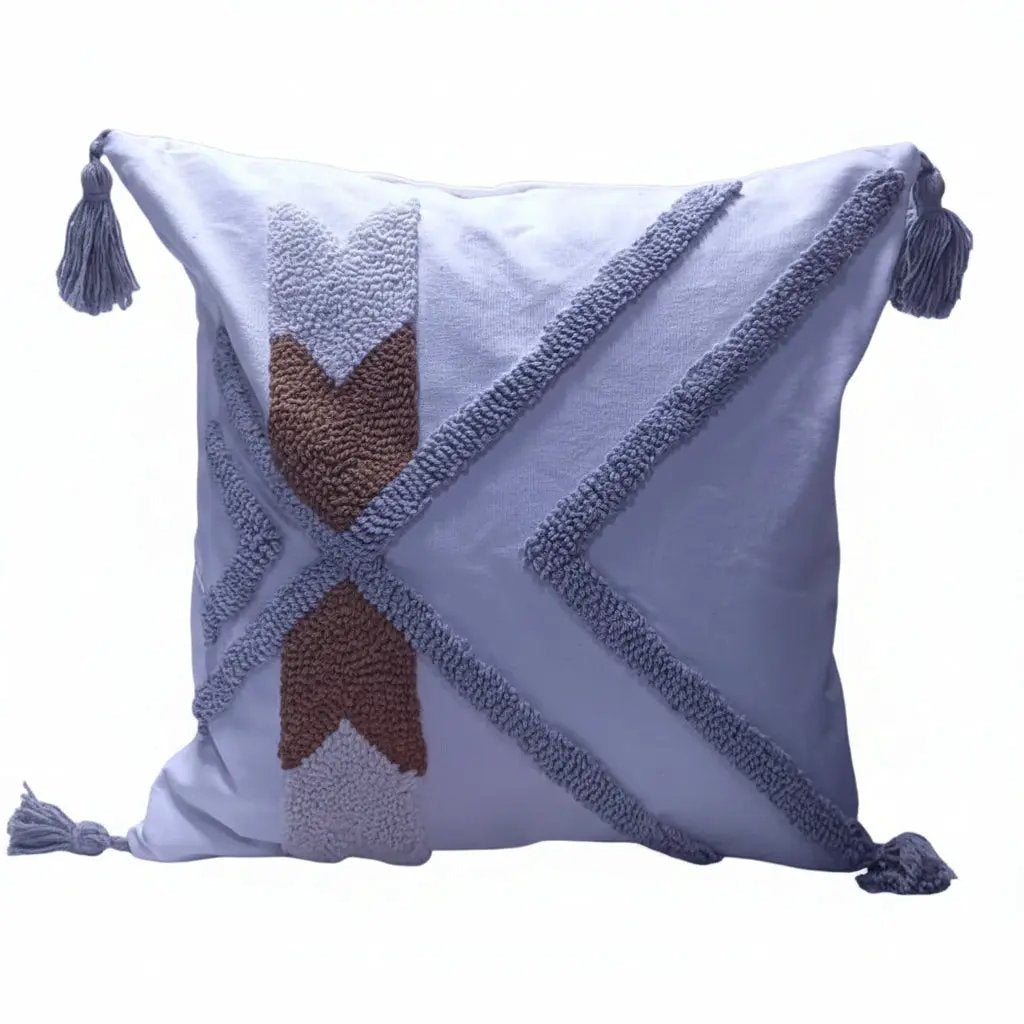 Boho Vintage Tufted Throw Pillow Cover – 45x45cm Home Decor Chair & Sofa Cushion Covers