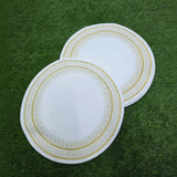 Round Faux Leather PVC Table Mats – Set of 6, 38cm Table Decor Placemats