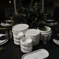 Premium Ceramic Dinner Set – 25pcs Tableware Dinnerware Sets