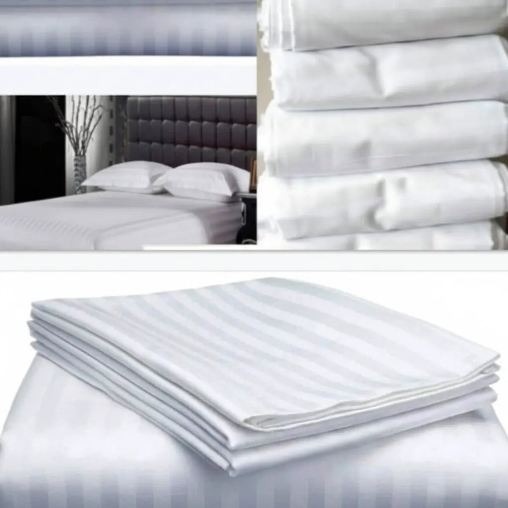 Cotton Striped Bedsheet Set – 5x6 Bedding Bed Sheets