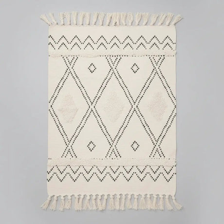 Bohemian Nordic Bedroom Rug with Tassels Rugs & Mats Rugs