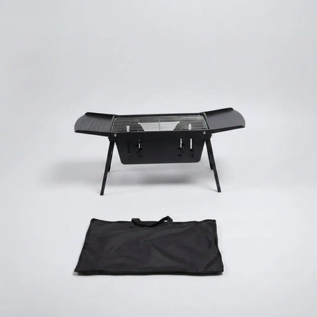 Portable Foldable Stainless Steel BBQ Charcoal Grill 50x30cm Outdoor & BBQ Outdoor Grills