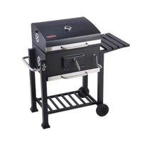 Heavy Duty Commercial BBQ Grill with Side Table & Trolley Outdoor & BBQ Outdoor Grills