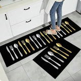Rubber Kitchen Mats – Set of 2 Kitchenware Rugs