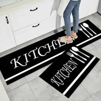 Rubber Kitchen Mats – Set of 2 Kitchenware Rugs