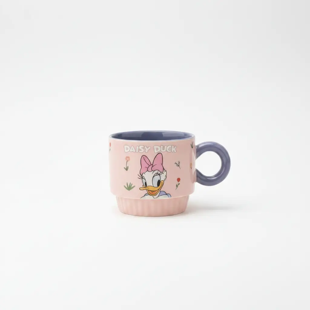 Cartoon Cute Mickey Ceramic Coffee Mugs Set of 2 Drinkware Mugs