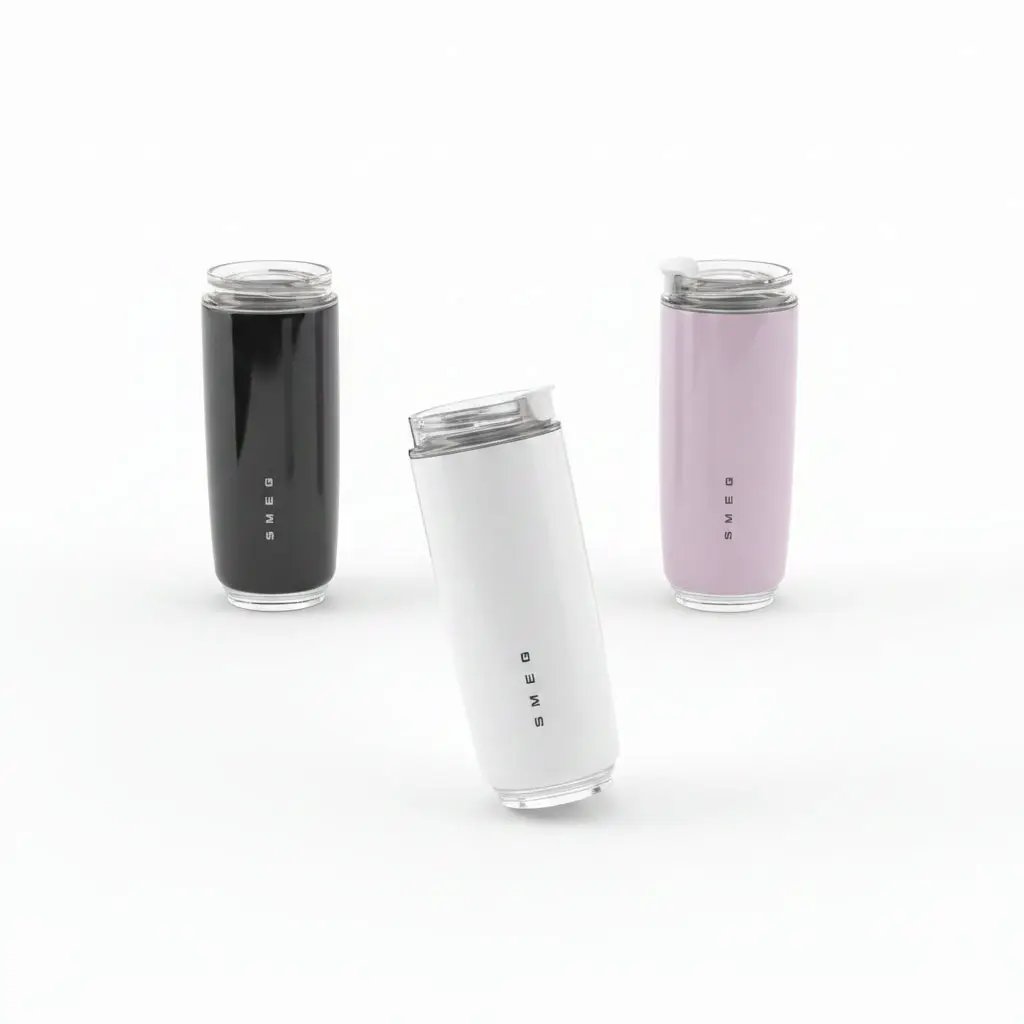 SMEG Insulated Coffee Cup with Lid Drinkware Travel Mugs