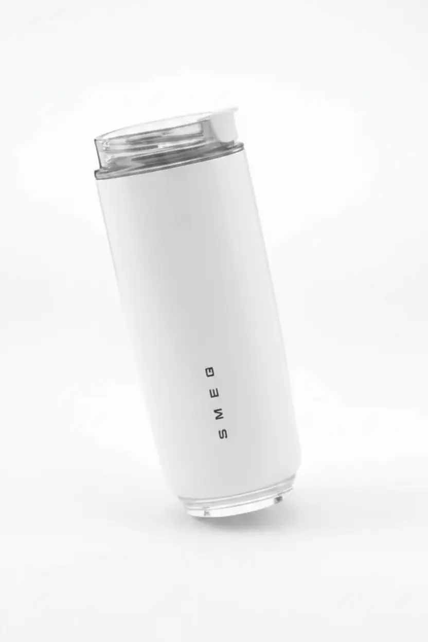 SMEG Insulated Travel Coffee Cup With Lid 420ml Leakproof Drinkware Travel Mugs