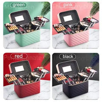2 Tier Make Up Box Beauty & Organisation Train Cases