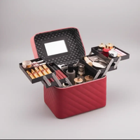 2 Tier Make Up Box Beauty & Organisation Train Cases