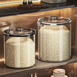 Acrylic Airtight Rice Bucket – 5kg Kitchen Storage Food Storage Containers