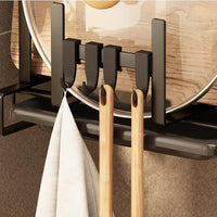 Wall-Mounted Kitchen Storage Rack Kitchen Kitchen Counter & Beverage Station Organizers