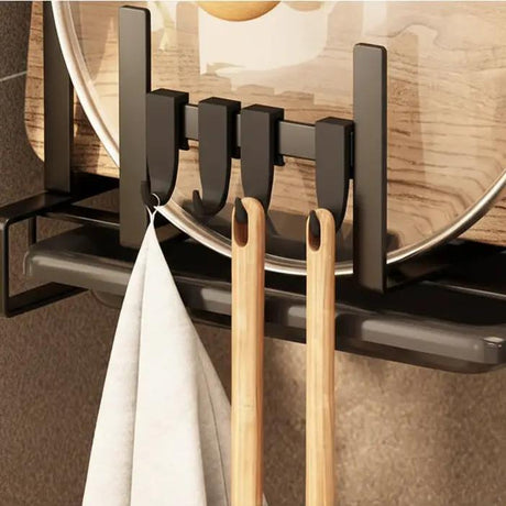 Wall-Mounted Kitchen Storage Rack Kitchen Kitchen Counter & Beverage Station Organizers
