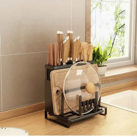 Wall-Mounted Kitchen Storage Rack Kitchen Kitchen Counter & Beverage Station Organizers