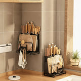 Wall-Mounted Kitchen Storage Rack Kitchen Kitchen Counter & Beverage Station Organizers