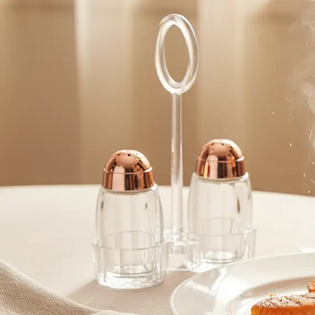 Acrylic Cruet Dining Shaker Set Kitchenware Condiment Dispensers