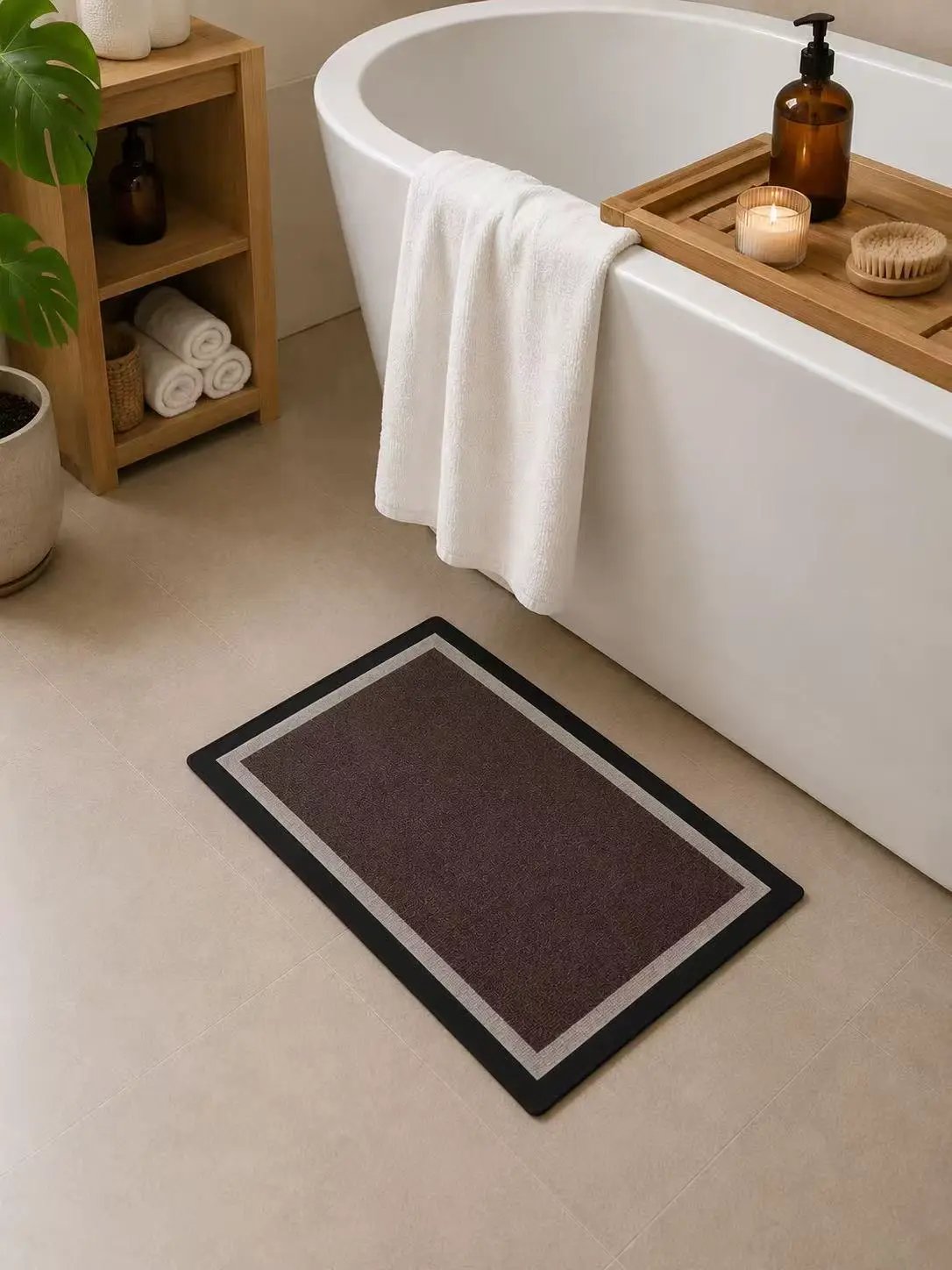 Absorbent Bathroom & Door Mat Home Decor Door Mats
