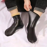 Winter Thermal Leather Indoor Socks, Unisex Clothing & Accessories Socks
