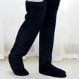 Over-Knee Fuzzy Plush Slipper Stockings Clothing & Accessories Knee Socks