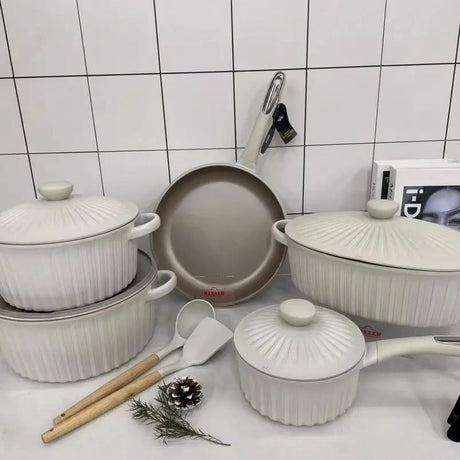 Uakeen Germany 11pc Ceramic Cookware Set VK27 Cookware Cookware Sets