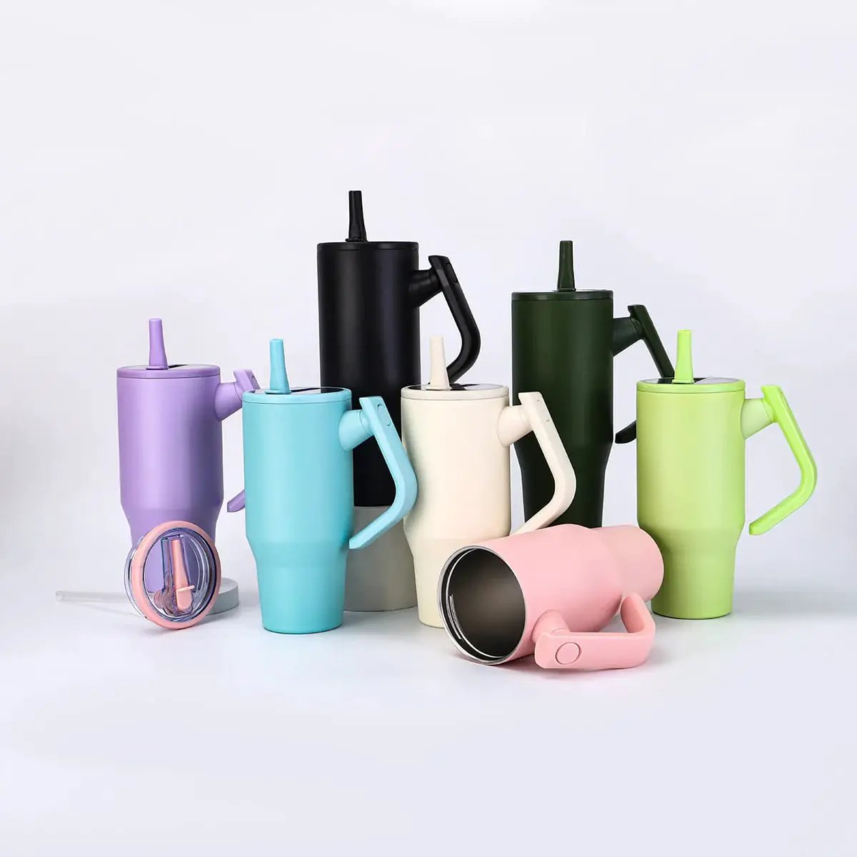 1200ml Stanley-Style Travel Tumbler Drinkware Travel Mugs