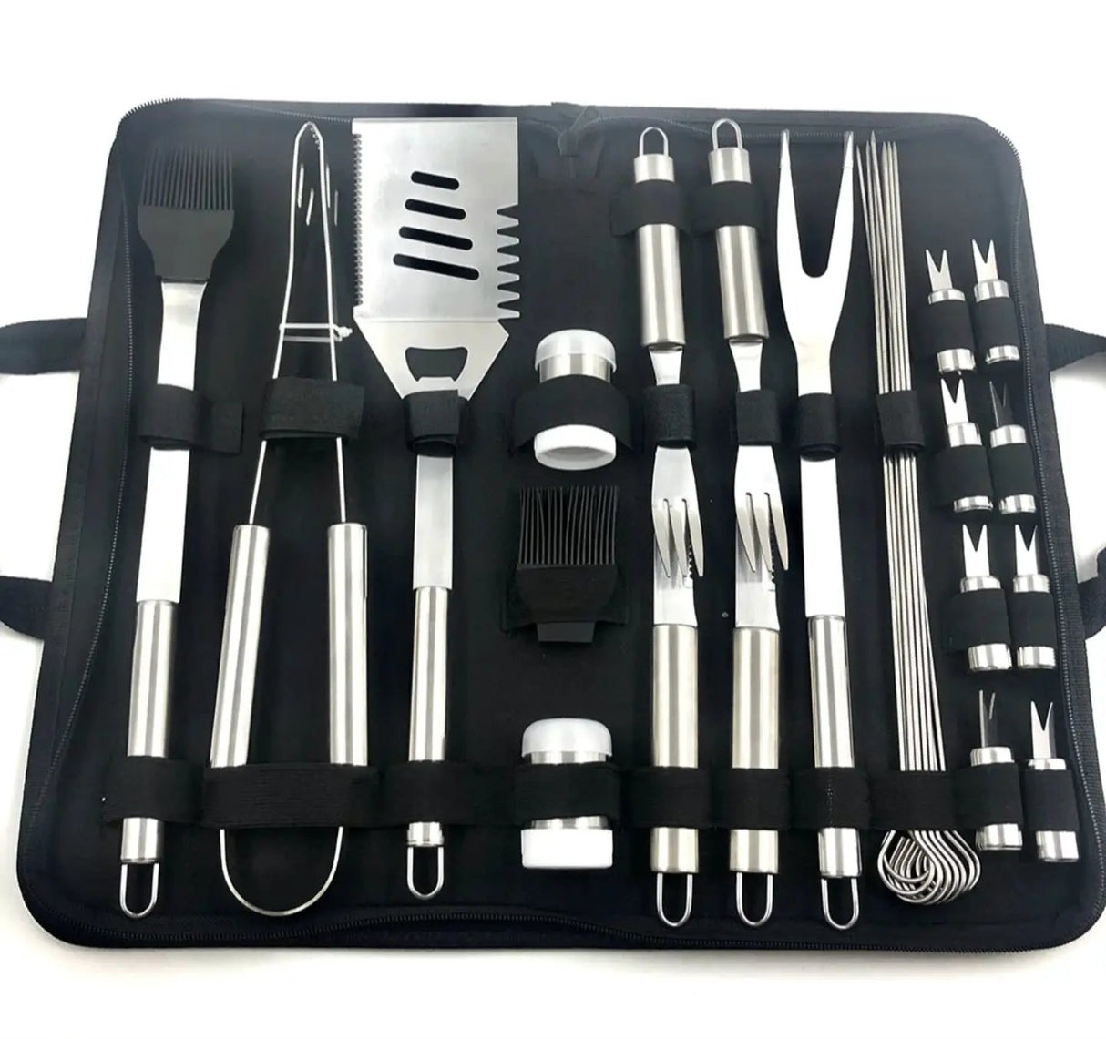BBQ Grill Utensils Tool Set with Portable Bag Outdoor & BBQ Kitchen Utensil Sets