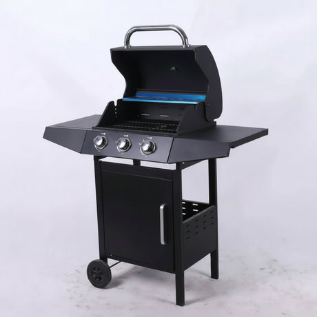 Modern Outdoor Gas Grill Set with Trolley Outdoor & BBQ Outdoor Grills
