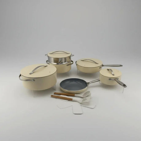 7-Piece Ceramic Coated Cookware Set Cookware Cookware Sets