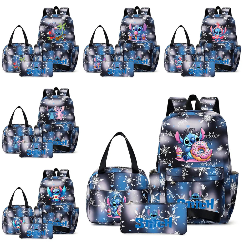 Stitch 3-in-1 Kids Backpack Set Kids' Bags & Accessories School Backpacks