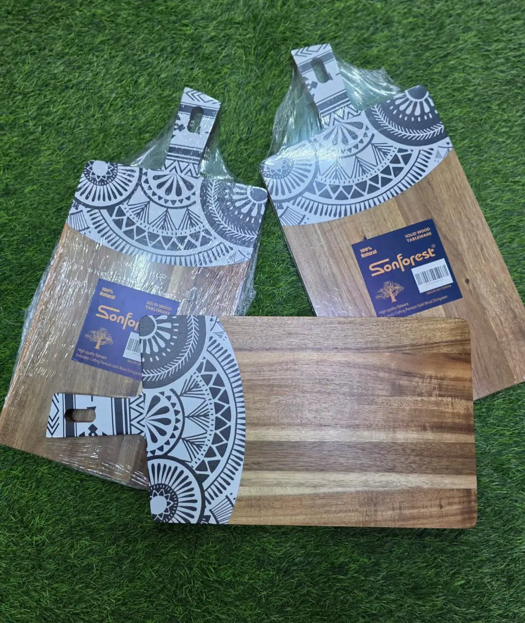 Acacia Wood Custom Pattern Cutting Board Cutting Board Cutting Boards