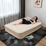 Queen Size Inflatable Airbed with Built-In Pump Airbed Air Beds