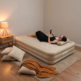 Queen Size Inflatable Airbed with Built-In Pump Airbed Air Beds