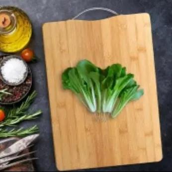 Double Sided Bamboo Wooden Chopping Board Kitchen & Dining Cutting Boards