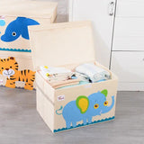 Foldable Kids Storage Box With Lid For Toy Organizer house hold storage Household Storage Containers