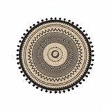 Boho Round Table Mat (Set of 6) Table Mat Placemats