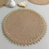 Boho Round Table Mat (Set of 6) Table Mat Placemats
