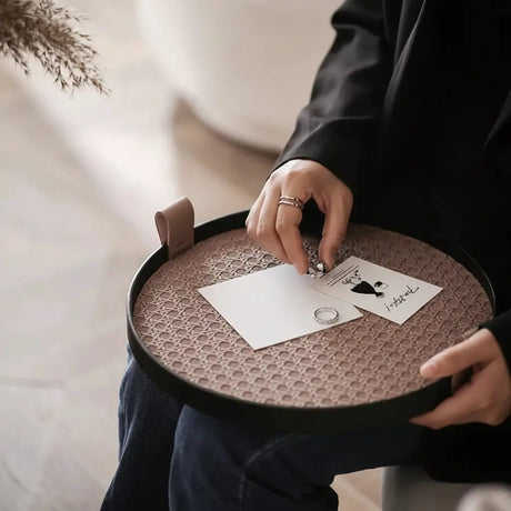 Modern Metallic Storage Tray Storage Tray Household Storage Containers