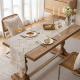 Knotted Tassel Festival Table Runner Table Runner Table Runners