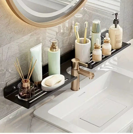 Wall-Mounted Bathroom Storage Rack Bathroom Accessories Wall-Mounted Caddies