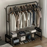 Heavy-Duty Double Rail Clothes Rack Storage & Organisation Garment Racks