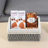 woven paper rope basket Decorative Basket Household Storage Bags