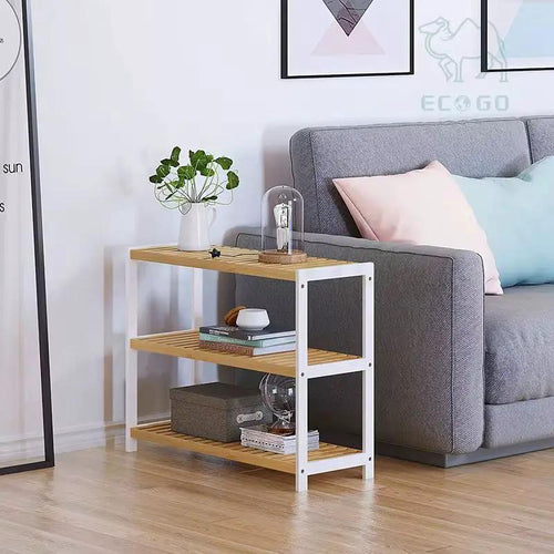 3-Layer Natural Bamboo Shoe Rack Storage & Organisation Shoe Racks
