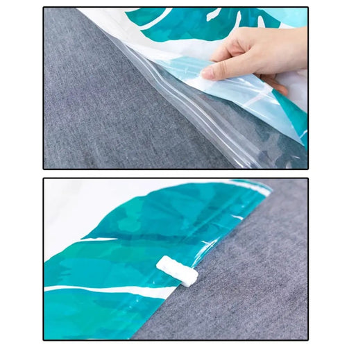 10pc Vacuum Compression Storage Bags With Electric Pump Storage & Organisation Garment Storage Bags