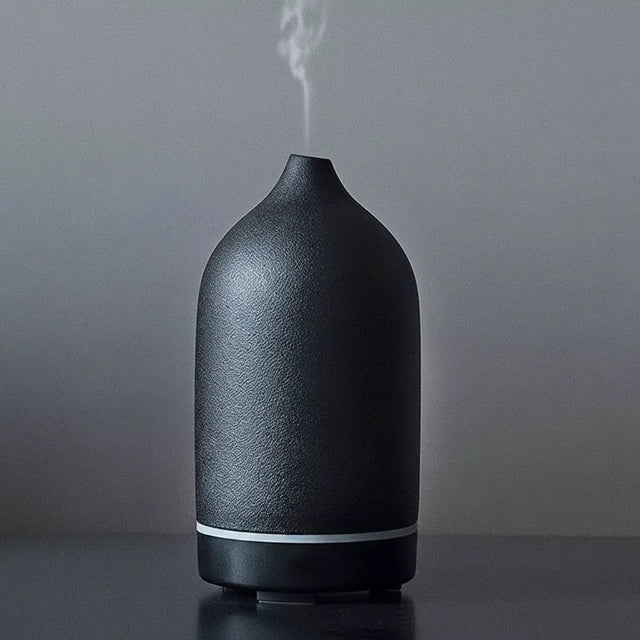 Ceramic Aroma Diffuser & Humidifier 160ml Home Fragrance Ultrasonic Diffusers