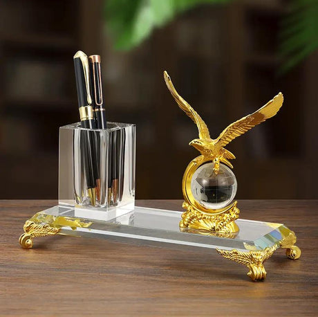 Noble Eagle Crystal Pen Holder & Desk Organiser Desk organizer Pen Holders